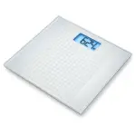 ترازو دیجیتال شیشه‌ای بیورر مدل GS206 طرح اسکورس | Beurer GS206 Squares با نمایشگر آبی و طراحی زاویه‌دار، مناسب استفاده در فروشگاه تجهیزات پزشکی کیهان‌طب K-TEB