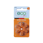 باتری سمعک اکو پلاس شماره 13 (6عددی) | ECO PLUS SIZE 13
